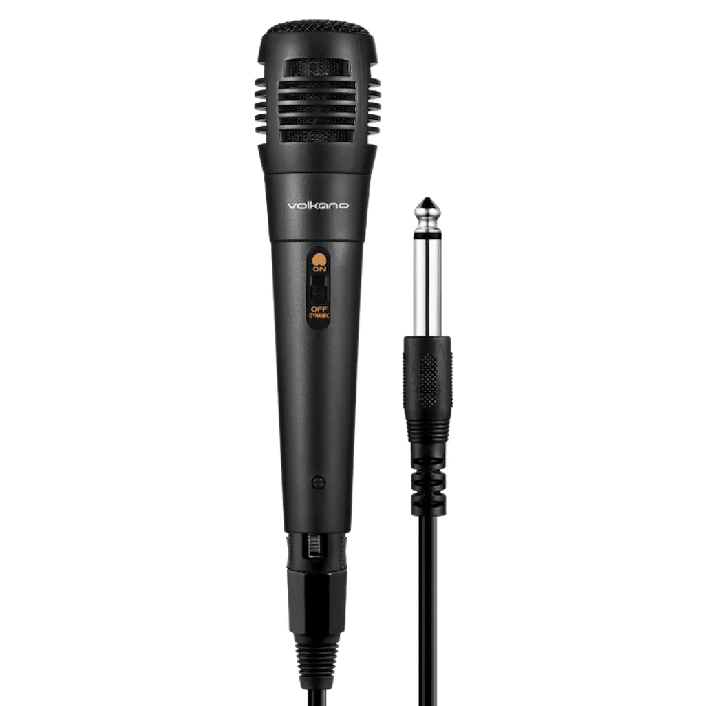 Volkano Vocal Series ABS Wired Microphone - Black