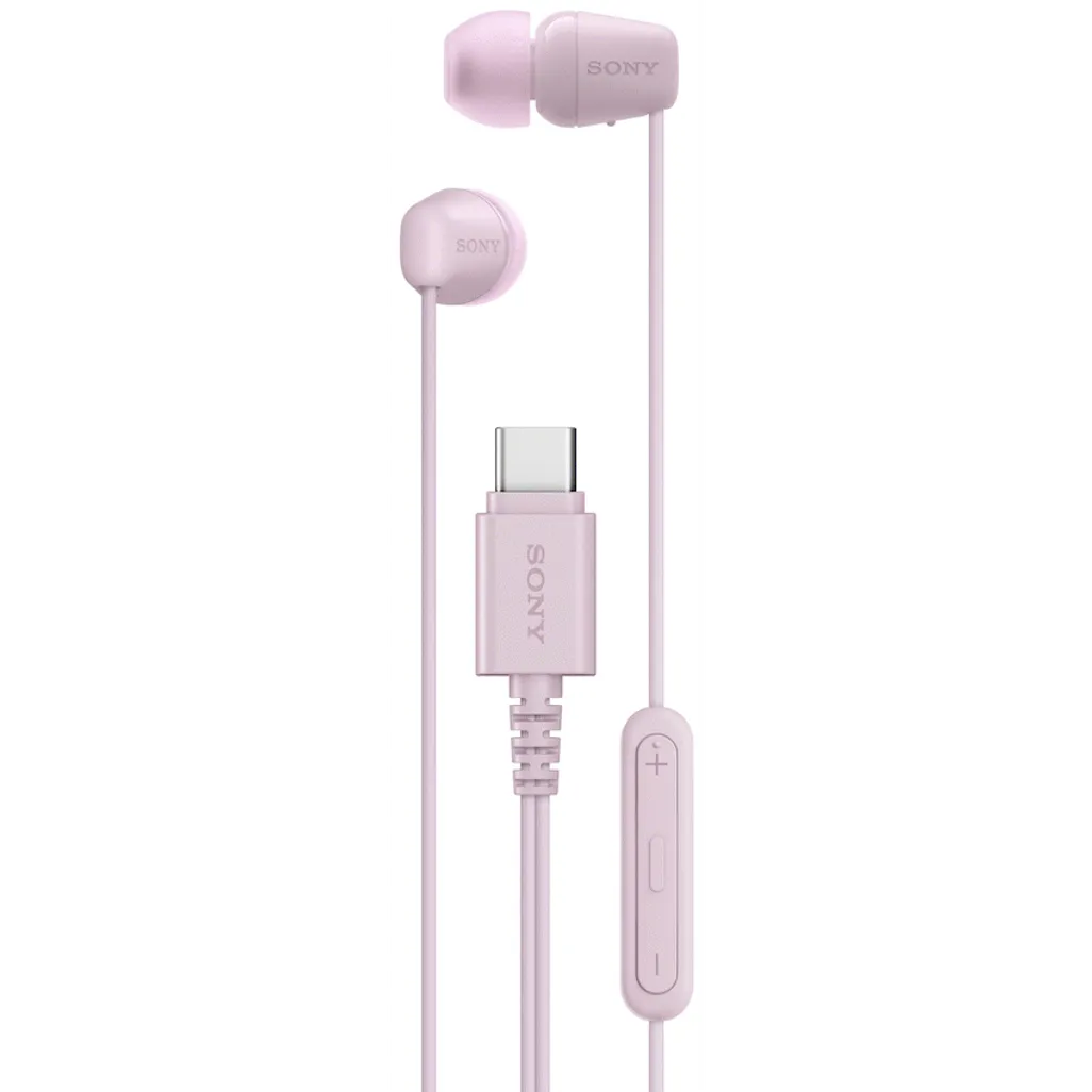 Sony EX15C USB-C Wired In-Ear Earphones - Pink