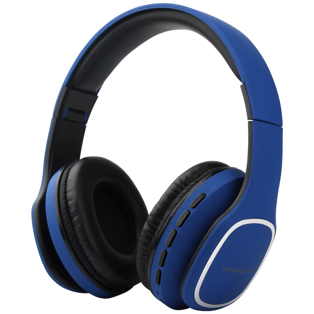 Volkano Phonic Series Bluetooth Full Size Headphones - Blue