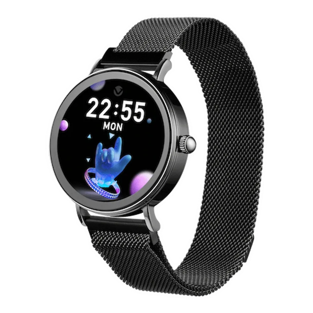 Volkano Valencia Series Ladies Smart Watch - Black