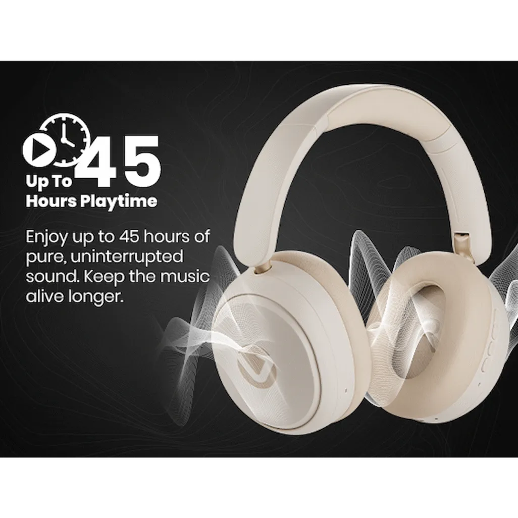 Volkano Lexi Bluetooth Headphone with ANC - Nude