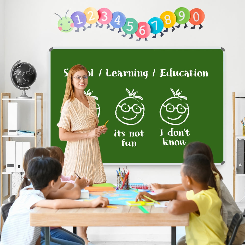Chalk Board Non-Magnetic (Aluminium Frame - 1500*900mm)