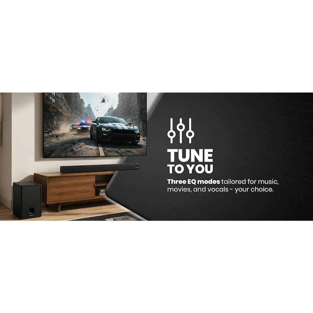 Volkano Turbulent Series 80w 2.1 Soundbar