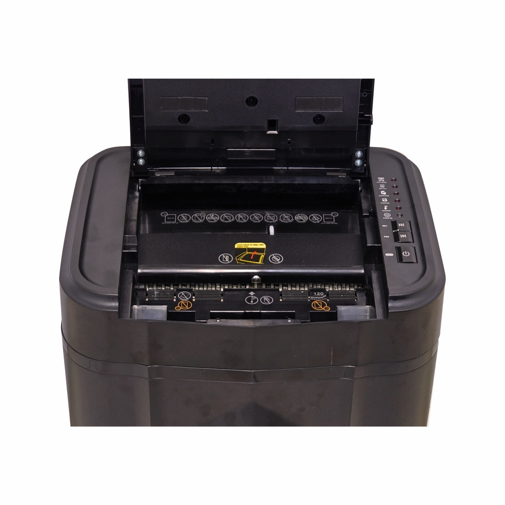 SHREDDER PAPER 140 SHEET 4 X 12MM MINI CROSS CUT AUTO FEED