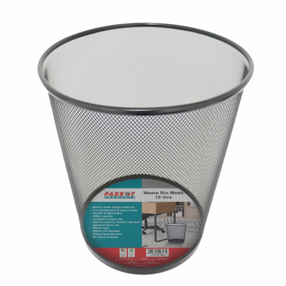 Janitorial Waste Bin Mesh 19L