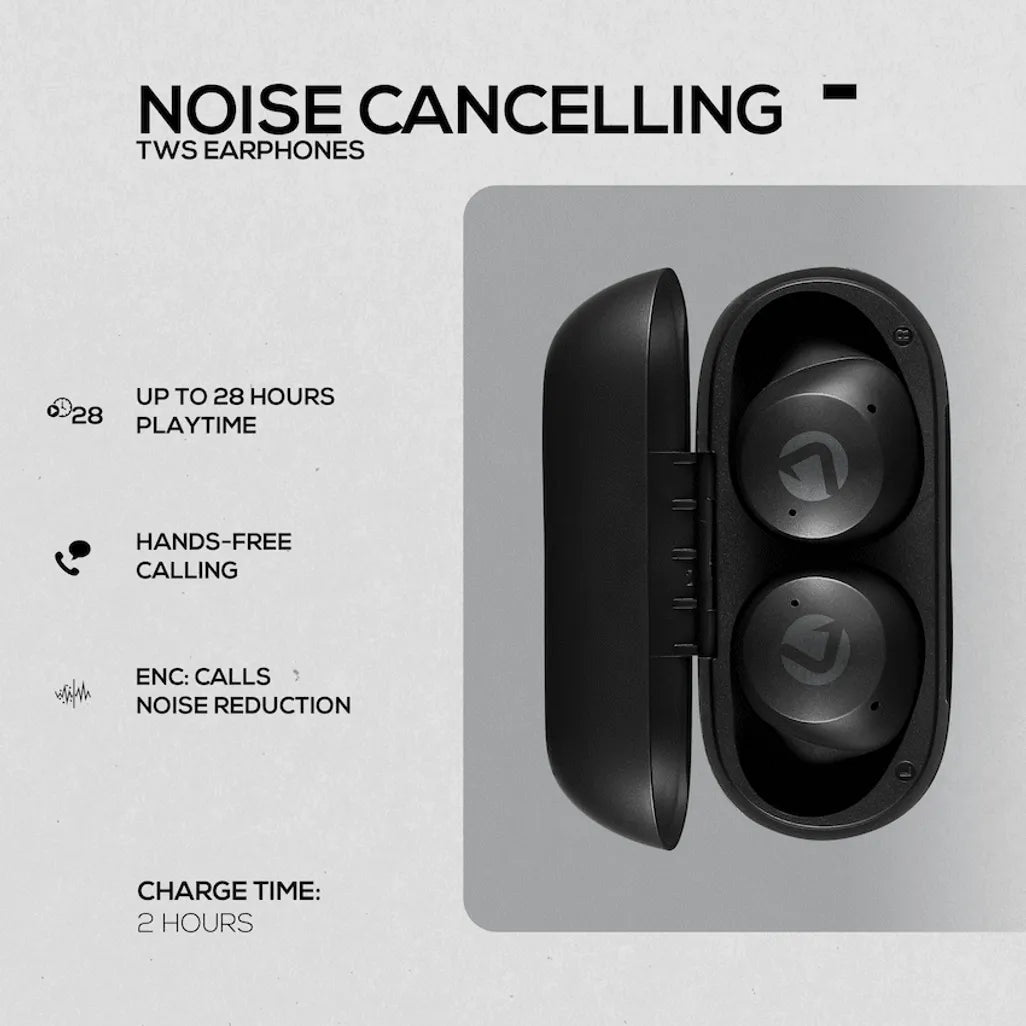 Volkano Pisces 2.0 Series TWS Earphones - Black