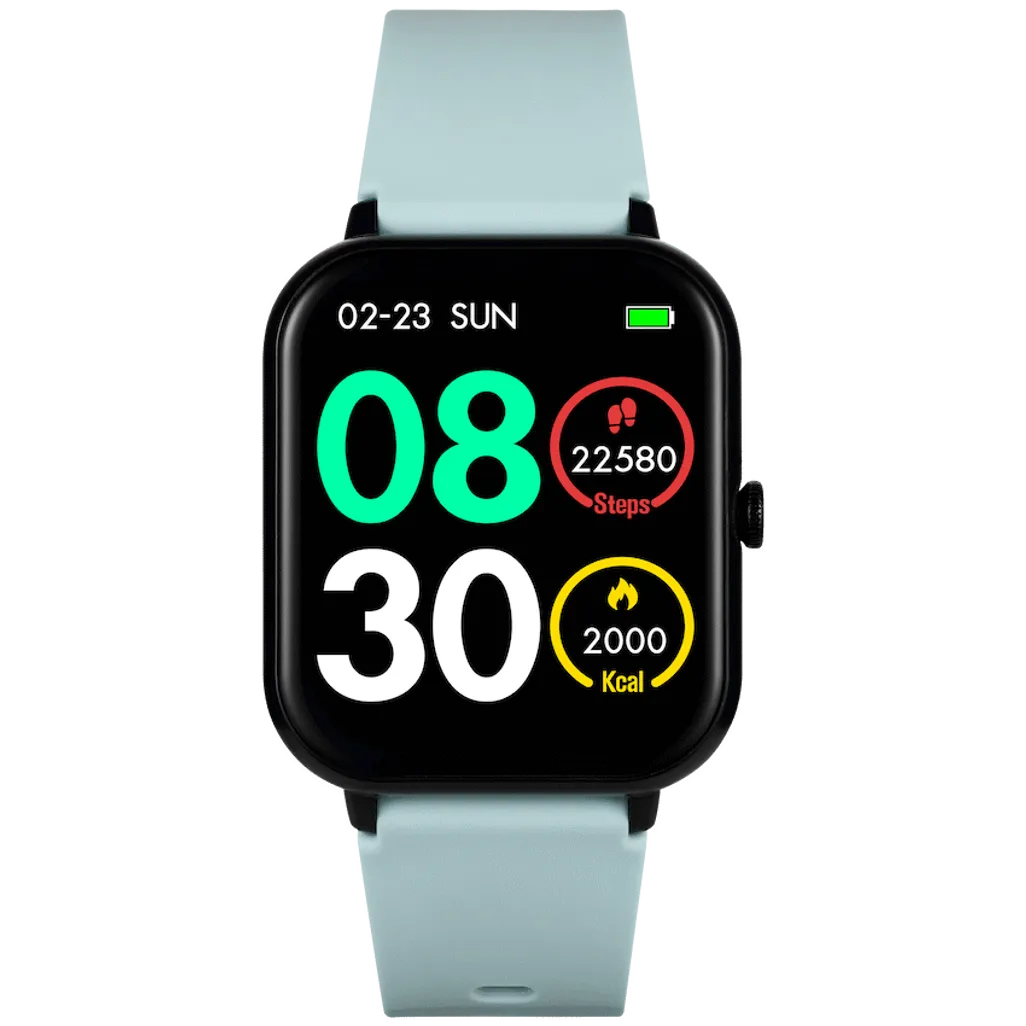 Volkano Chroma Series Smartwatch with Teal Strap