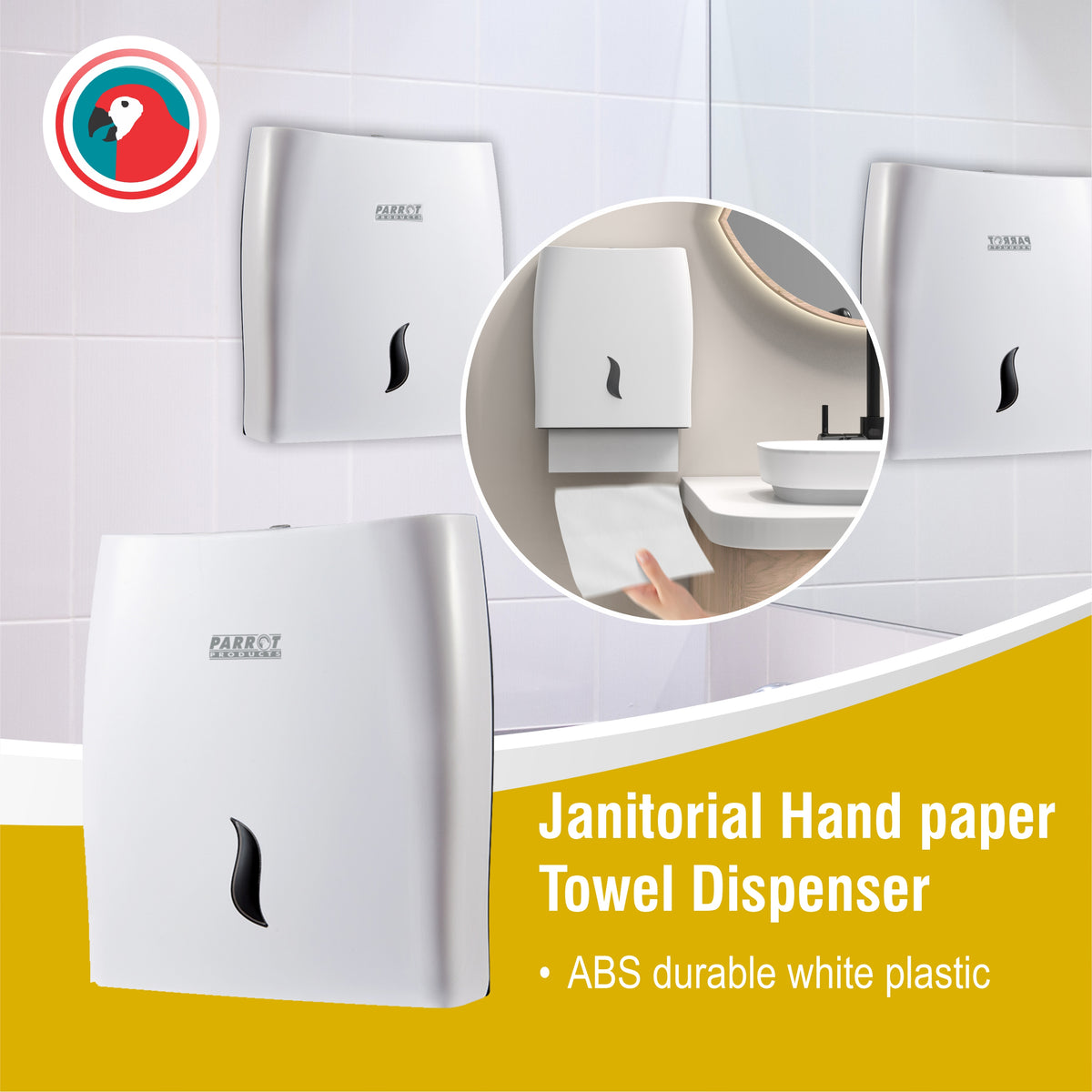 Janitorial Paper Hand Towel Dispenser Plastic
