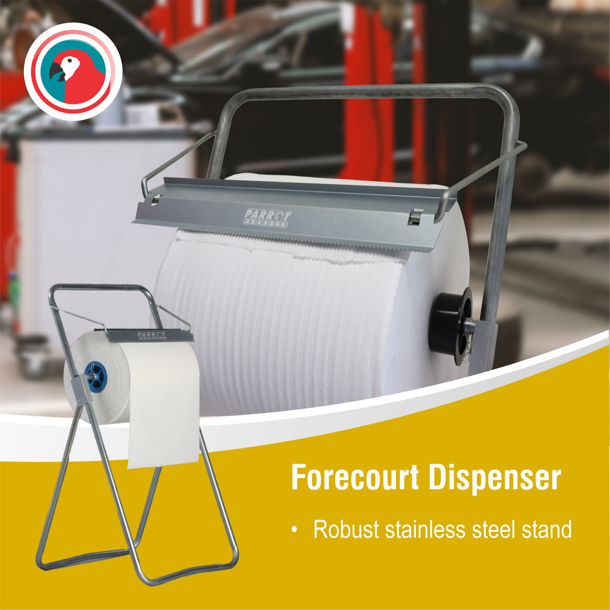 Janitorial Forecourt dispenser stand