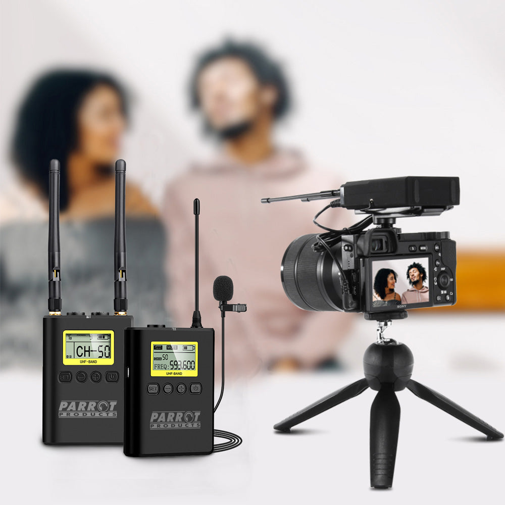Wireless Lapel Microphone (Dual Channel)