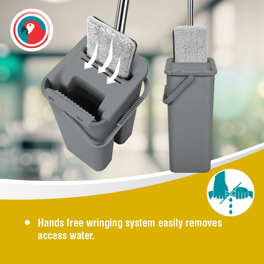 Janitorial Flat Head Mop & Bucket