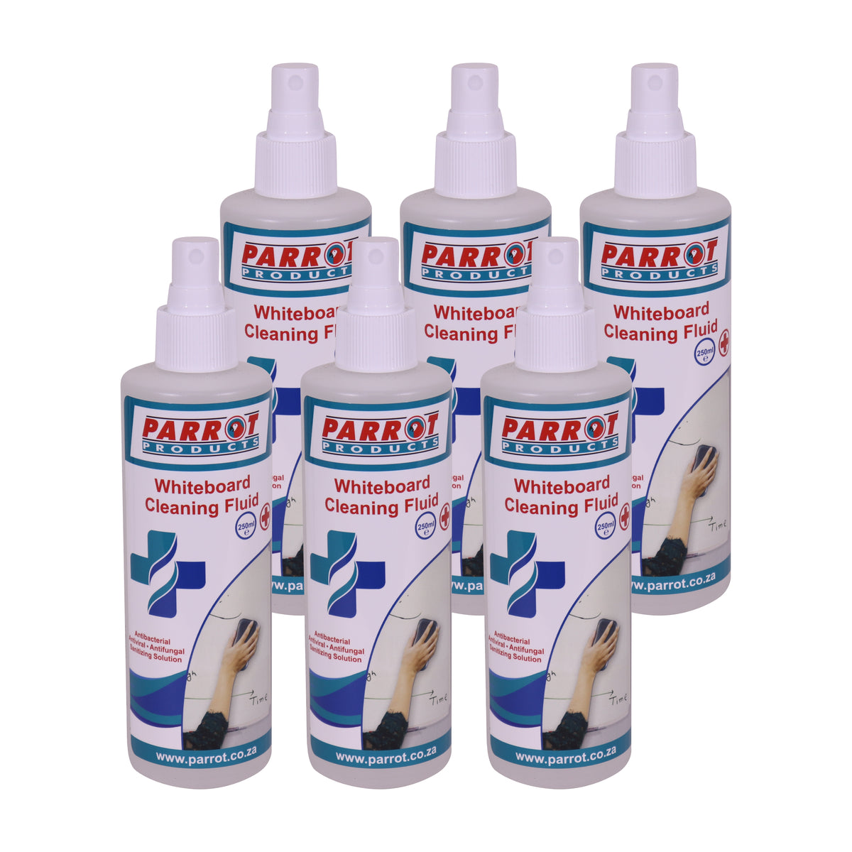 Cleaning Fluid Whiteboard 250 ml Uncarded Box OF 6