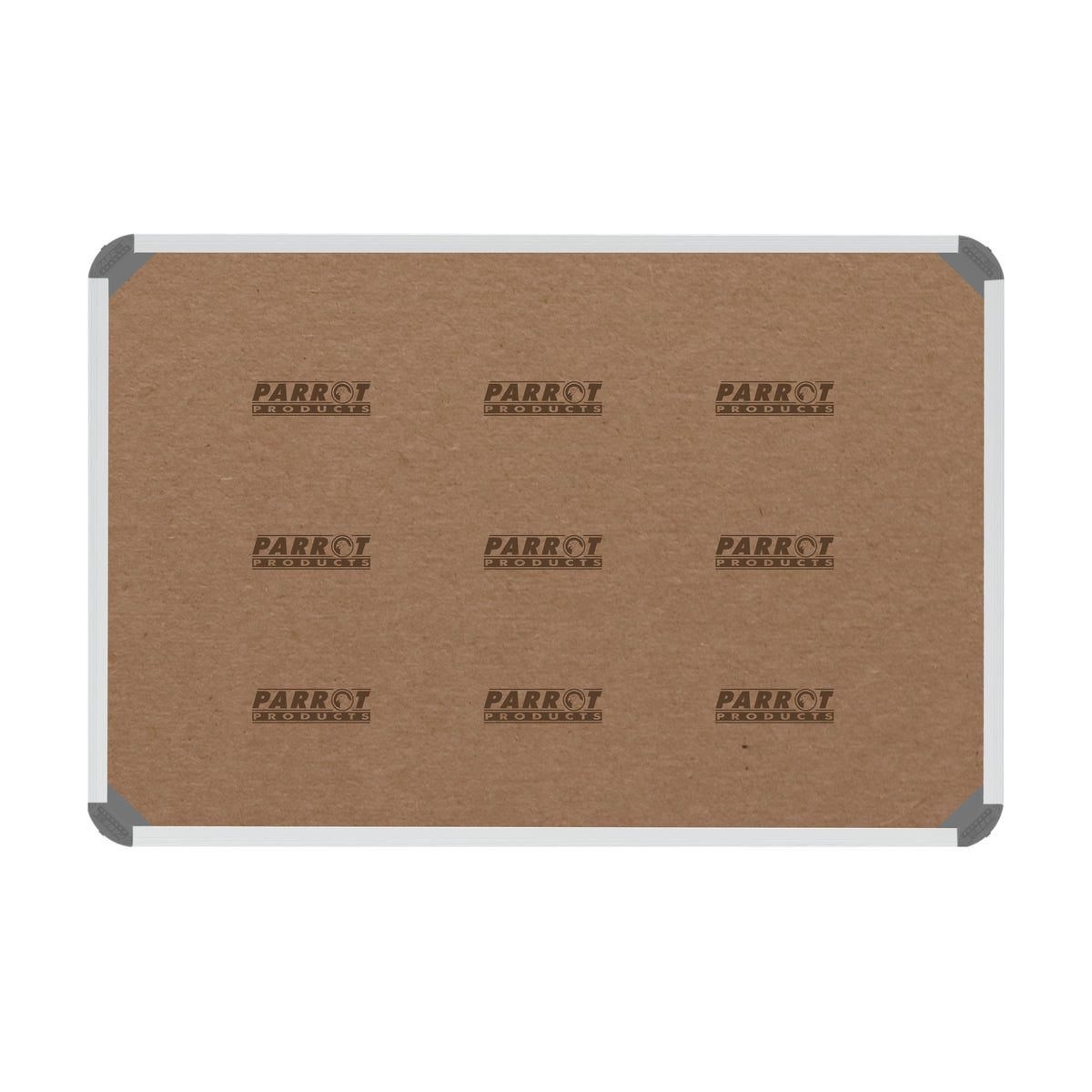 Bulletin Board Ribbed Aluminium Frame (900x600mm - Palm)