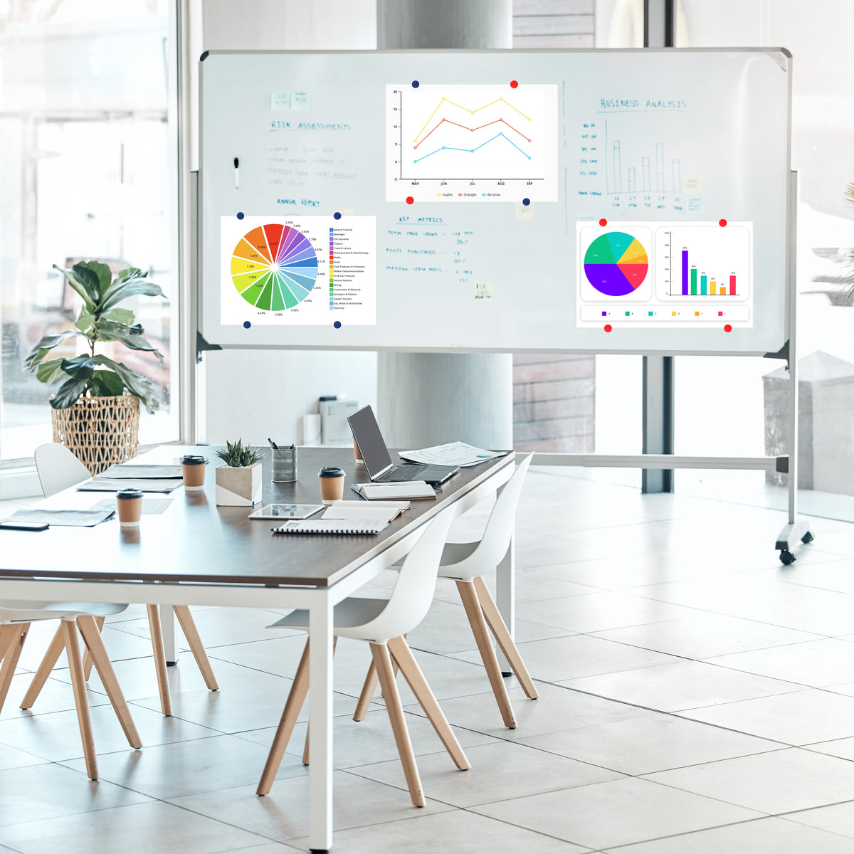Parrot Products Whiteboard 1500*1200mm (Magnetic)