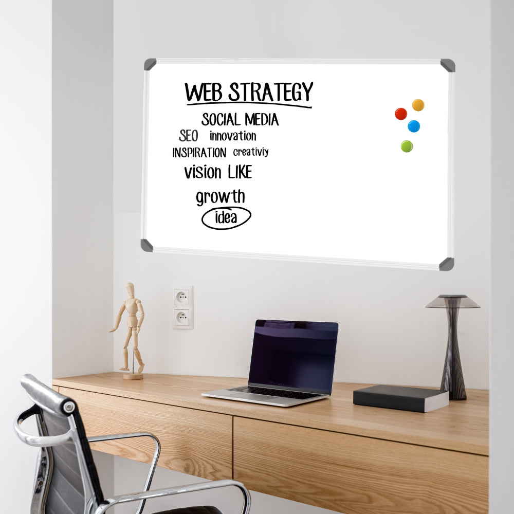 Parrot Products Slimline Magnetic Whiteboard (900*900mm)