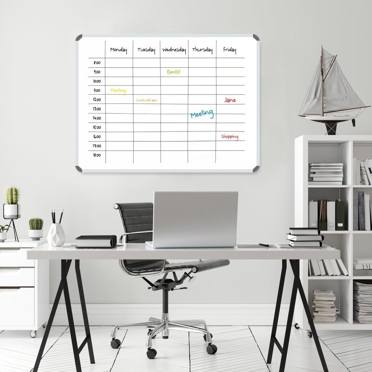 Parrot Products Non-Magnetic Whiteboard (1000*1000mm)