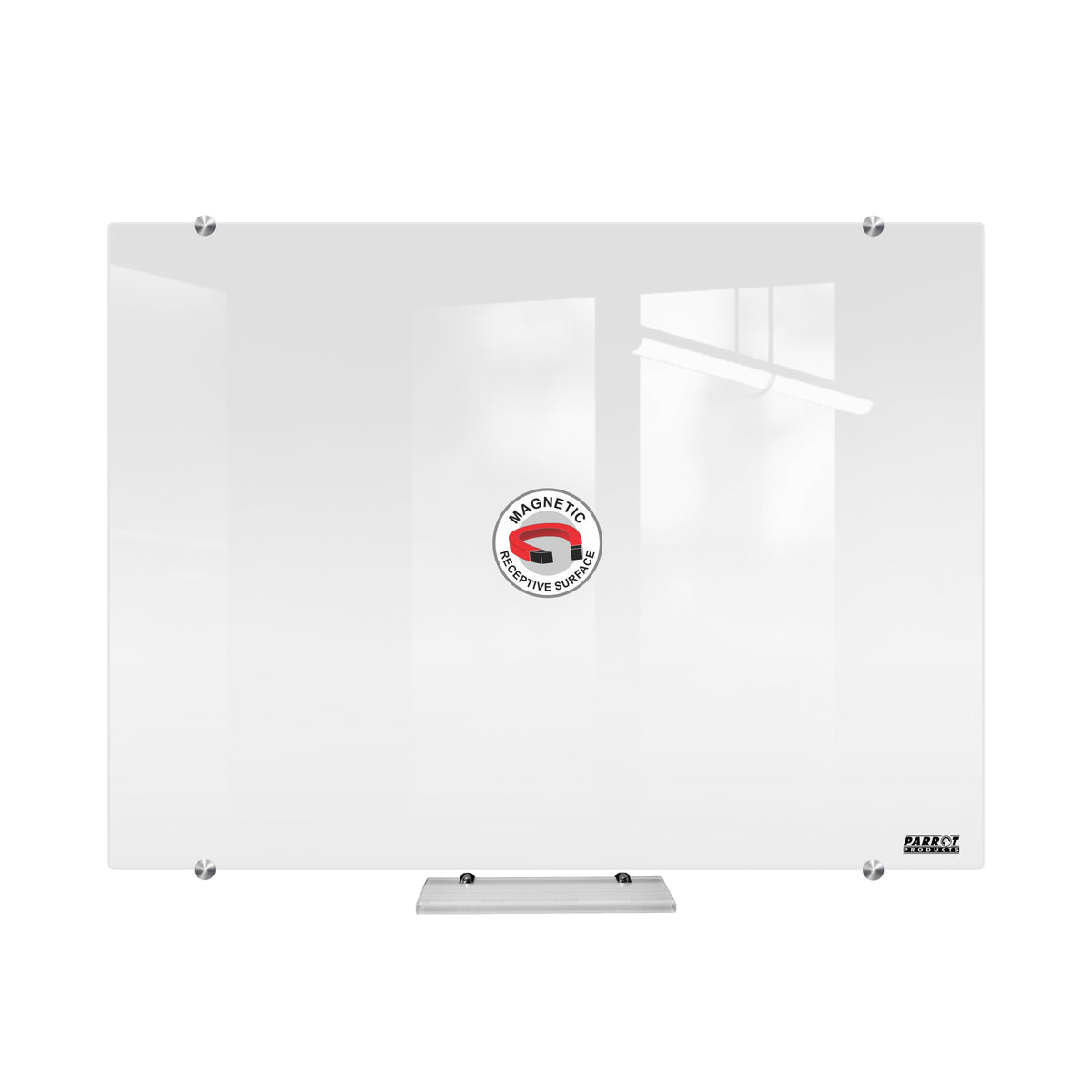 Parrot Products Magnetic Glass Whiteboard (2400*1200mm)