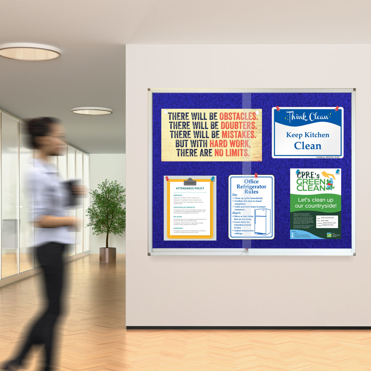 Pinning Display Case (1200*900mm - Royal Blue)