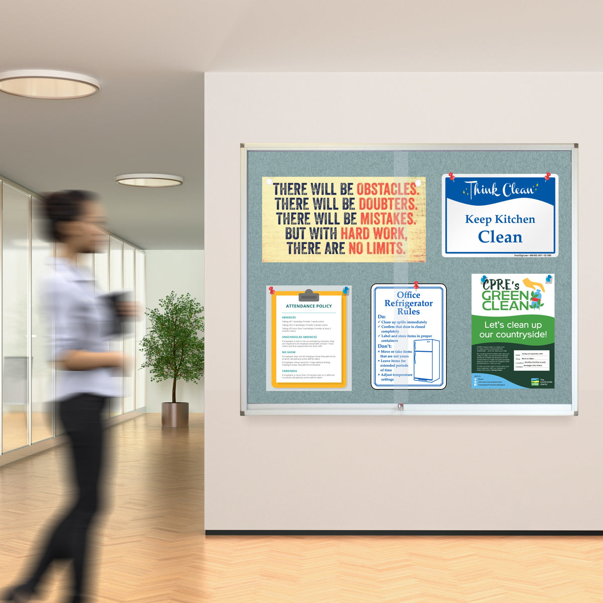 Pinning Display Case (1200*900mm - Grey)