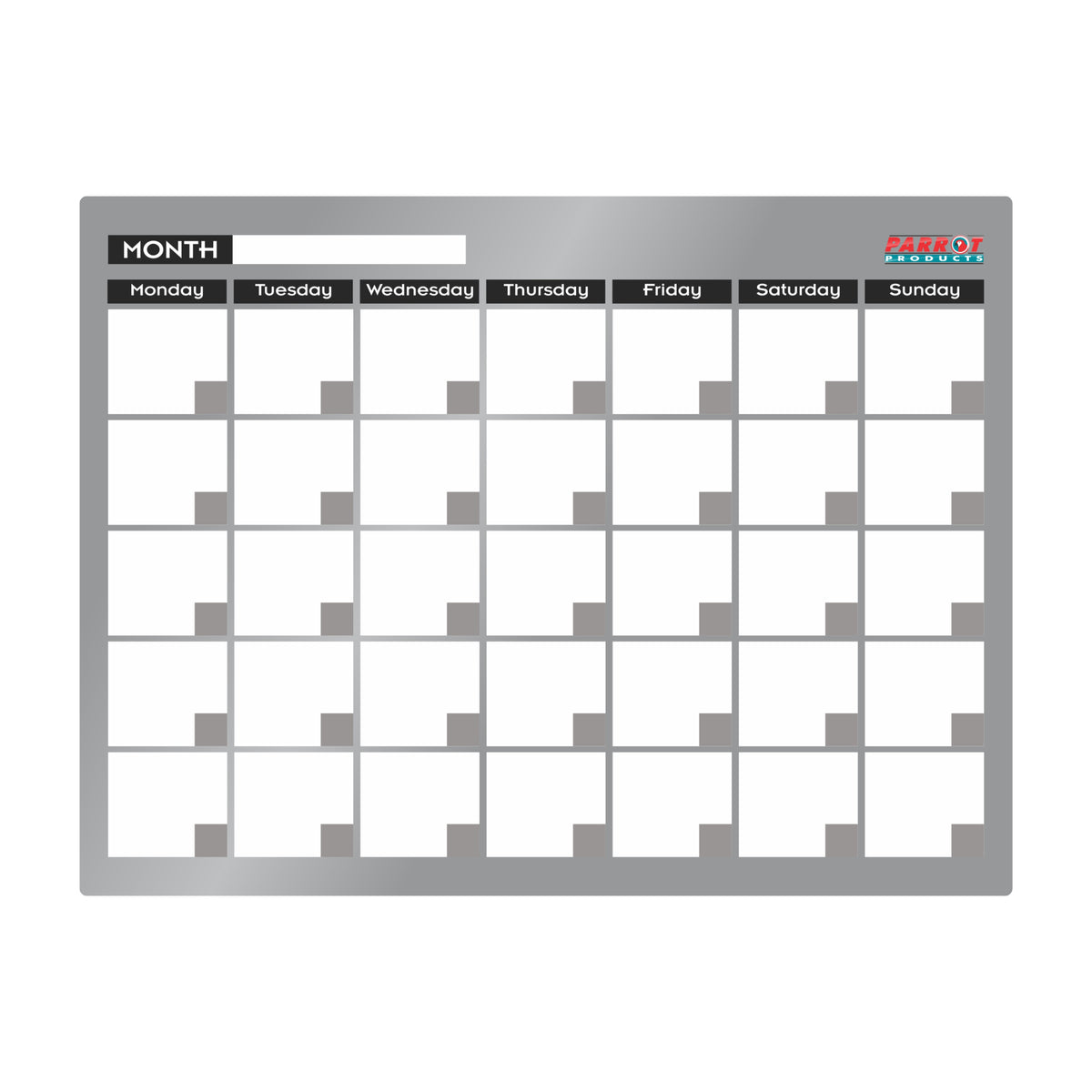 Parrot Products Cast Acrylic Monthly Planner (Cast Acrylic - 600 x 450mm)