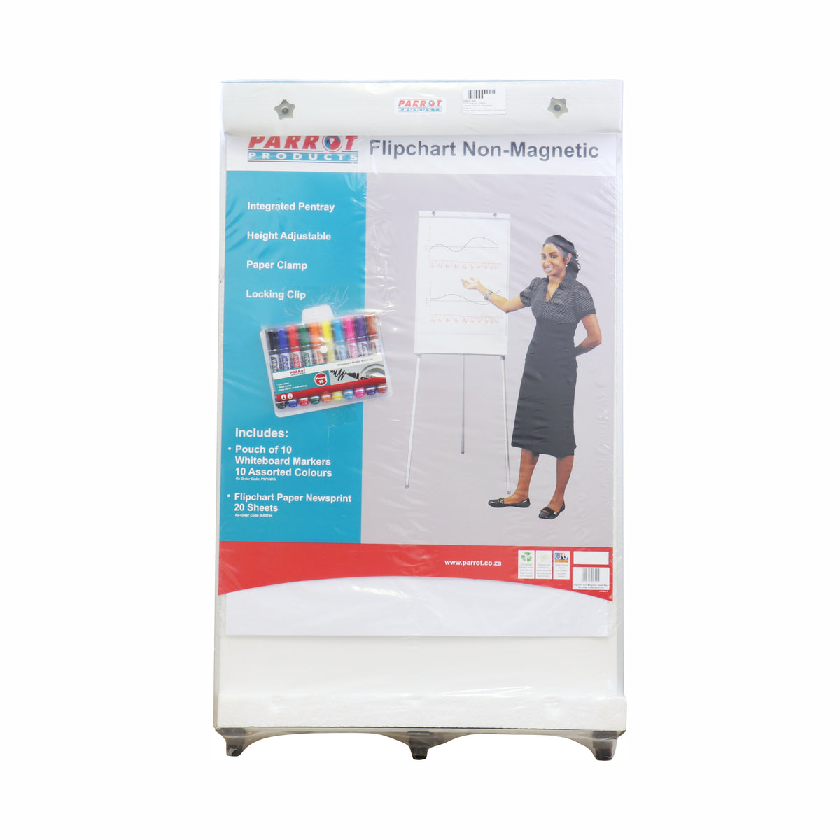 Parrot Products Flipchart Non-Magnetic Standard (1000*640mm - Retail)