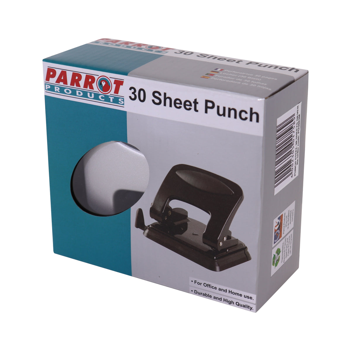 Steel Hole Punch (30 Sheets - Silver)