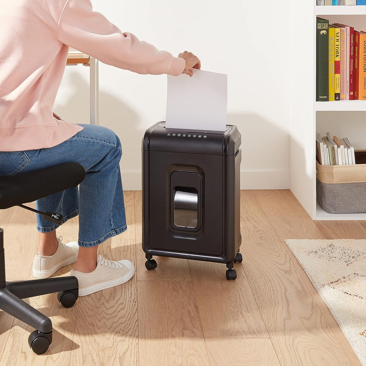 Paper Shredder (12 Sheets - 5*40mm - Cross Cut - Medium Security)