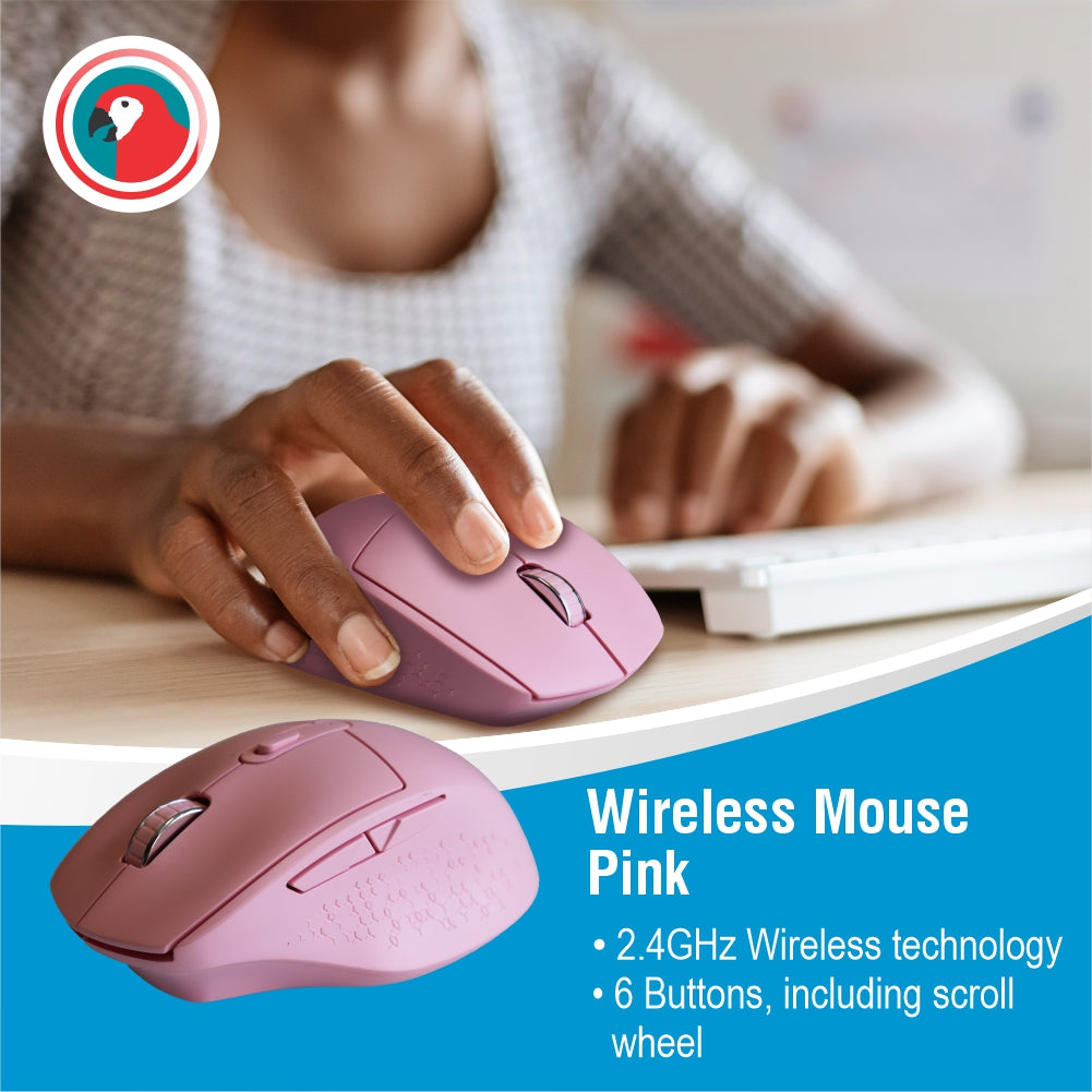Wireless Mouse Pink