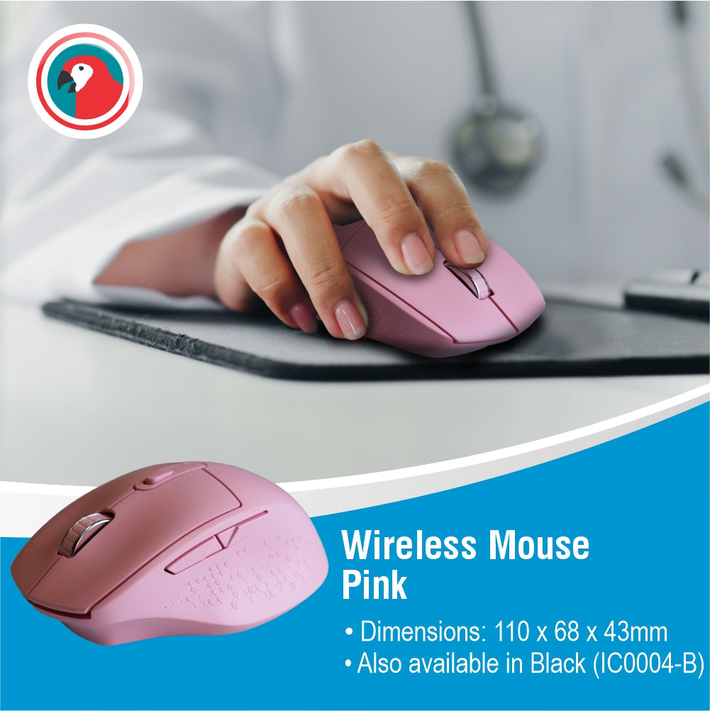 Wireless Mouse Pink
