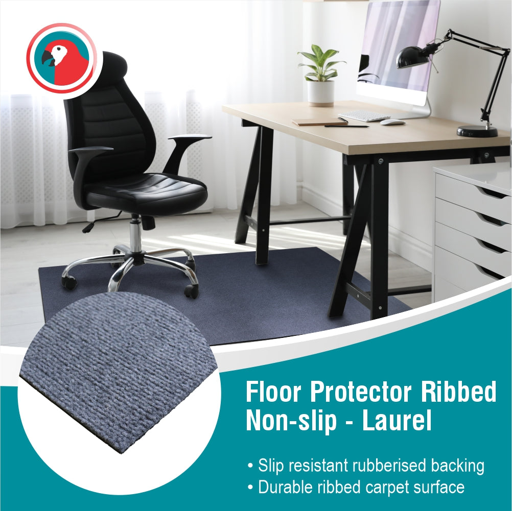 Floor Protector Ribbed Non-Slip 1200 x 850 x 5.5mm Laurel