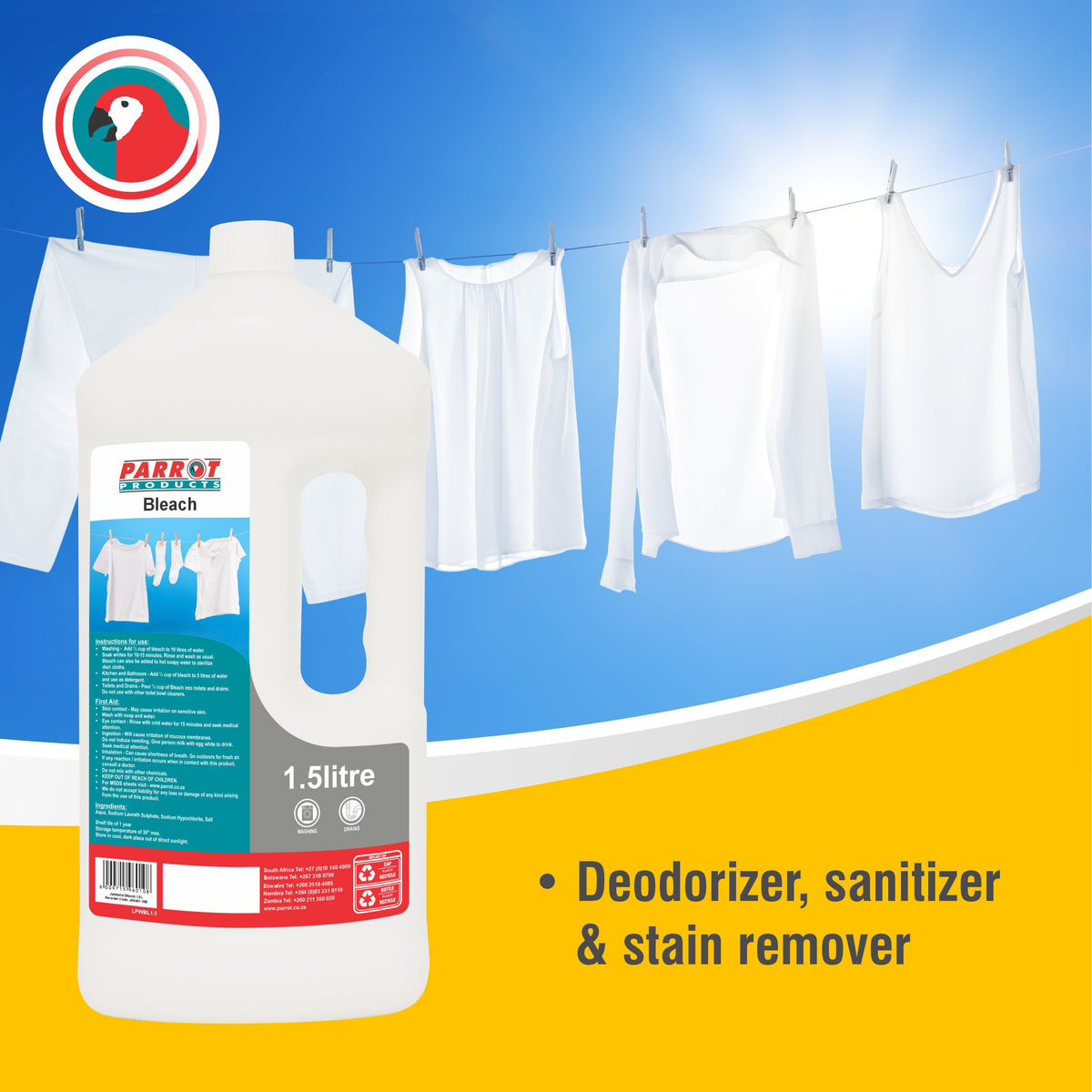 Bleach 1.5L Box Of 6