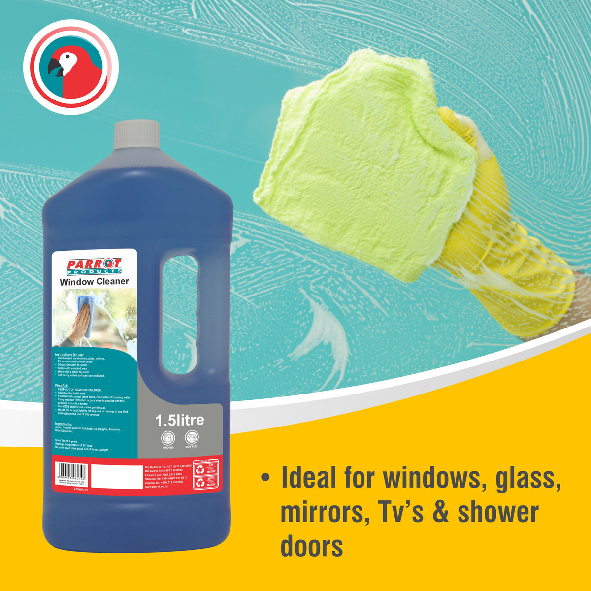 Window Cleaner 1.5L Box of 6