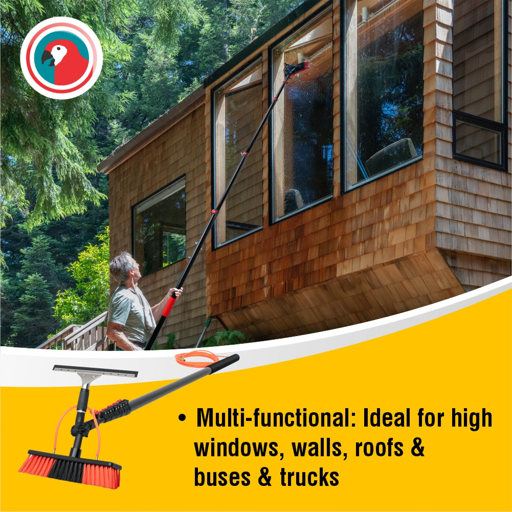 Telescopic Waterfed Aluminium Pole 6M Window & Exterior Cleaning System