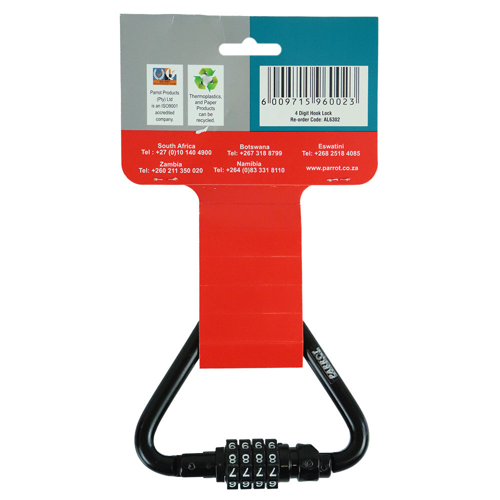 Hook Lock Four Digit
