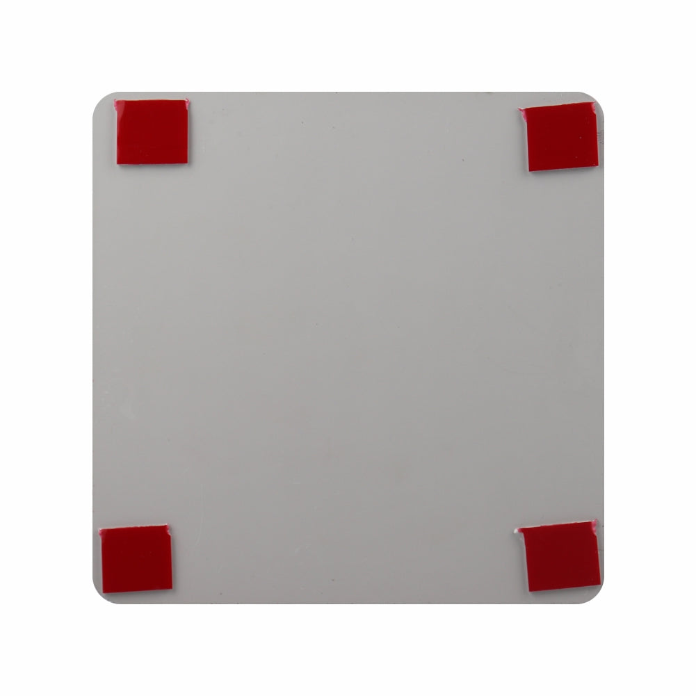 SIGN SYMBOLIC RED PRINTED PLASTIC ONLY RECYCLE SIGN ON WHITE ACP 150*150mm