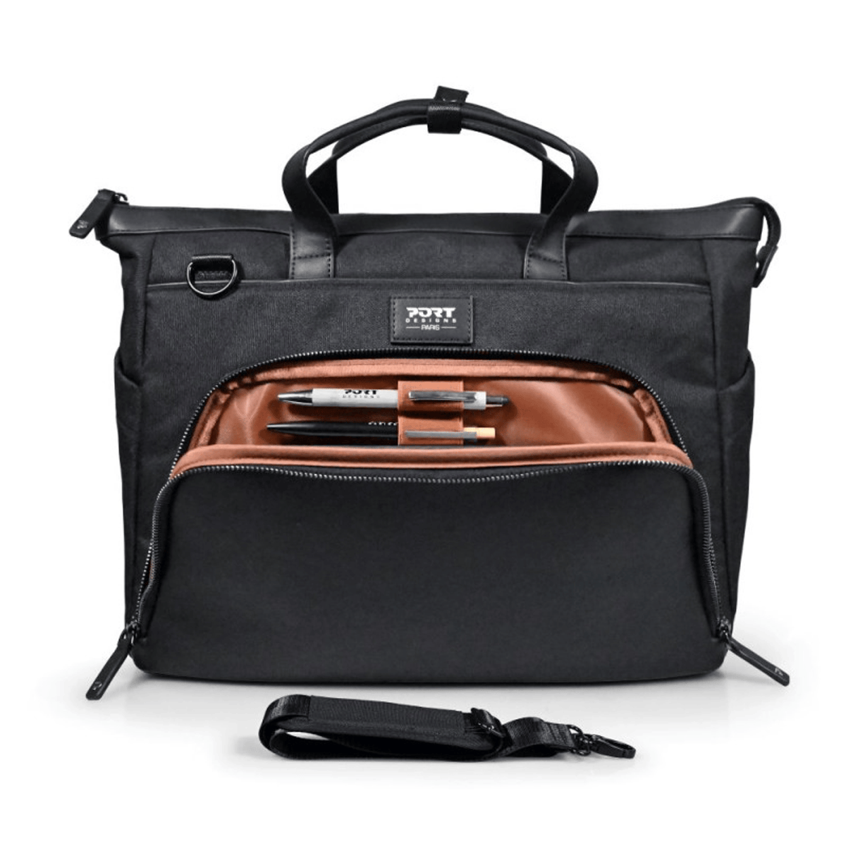 PORT MUSE SIGNATURE business 16″ laptop handbag – clutch bag included