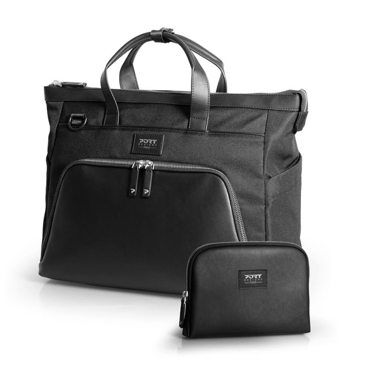 PORT MUSE SIGNATURE business 16″ laptop handbag – clutch bag included
