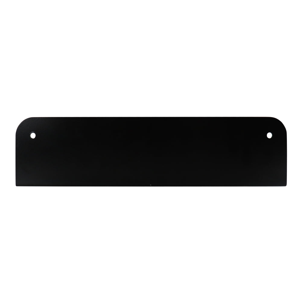 Slatted Panel Steel Shelf 300mm Black Feature Wall Shelf