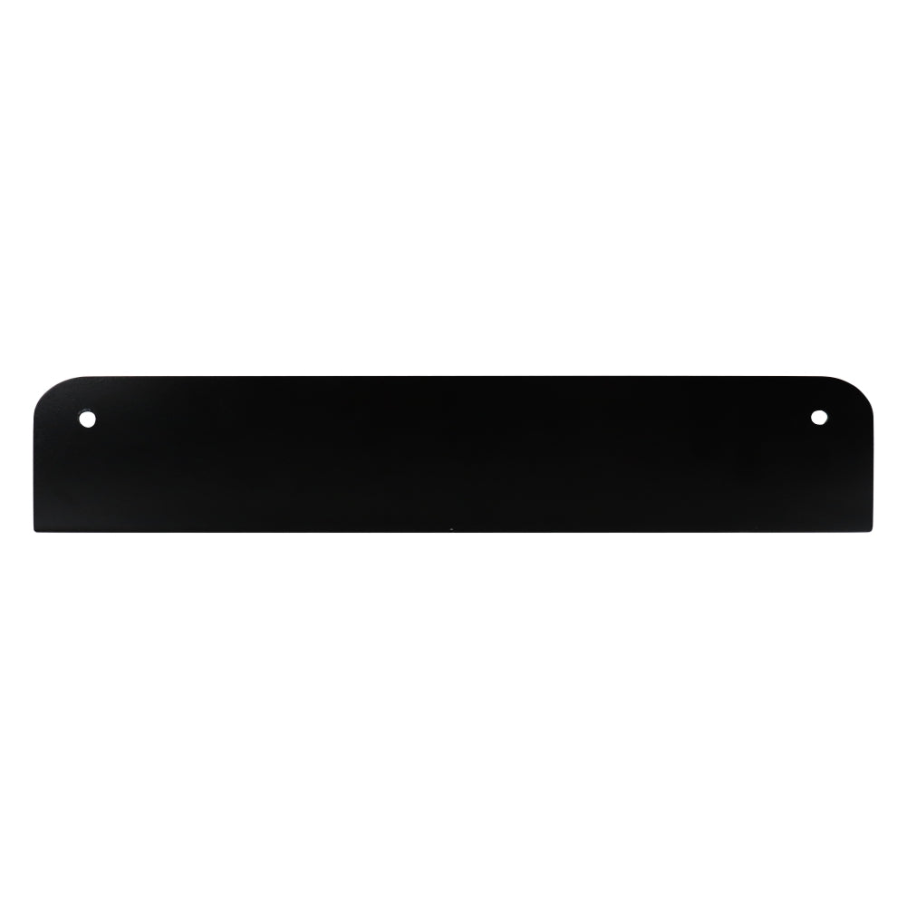 Slatted Panel Steel Shelf 900mm Black Feature Wall Shelf