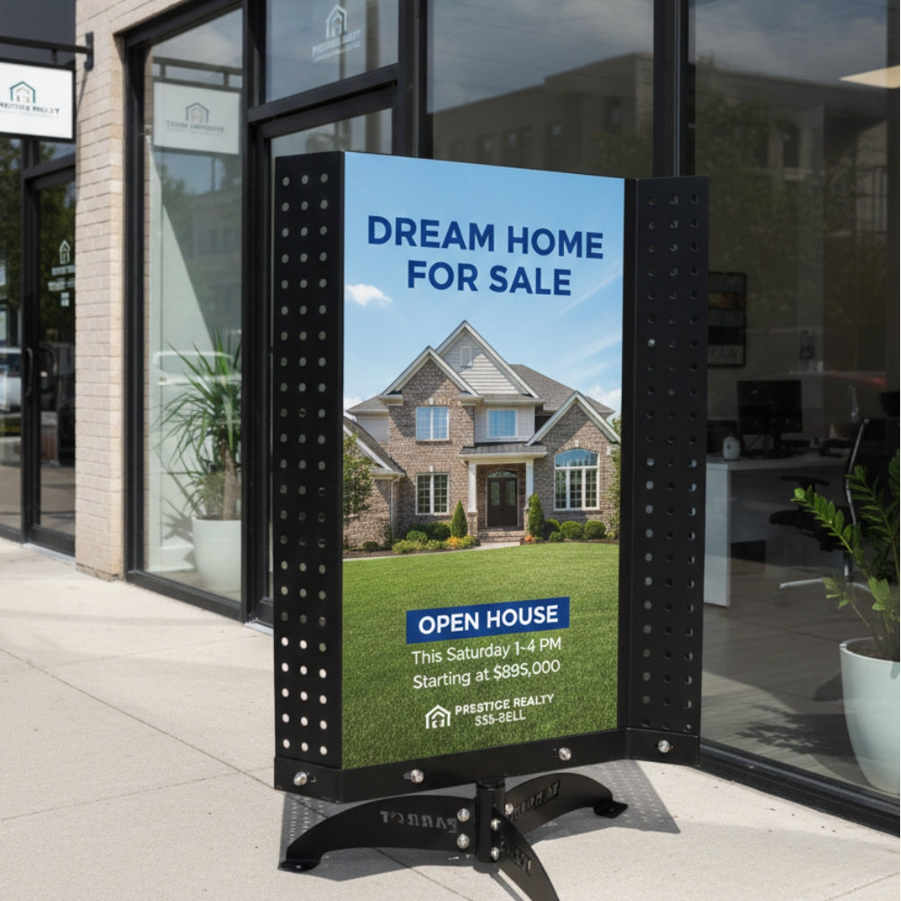 Wind Spinner Display Stand 800 600mm Double-Sided Rotating Sign