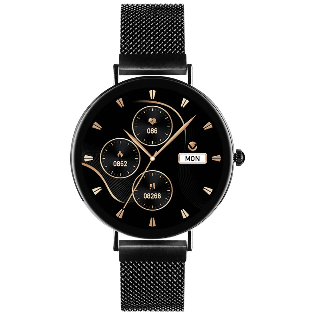 Volkano Valencia Series Ladies Smart Watch - Black