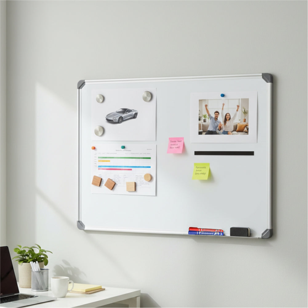 Parrot Products Slimline Non-Magnetic Whiteboard (1200*900mm)