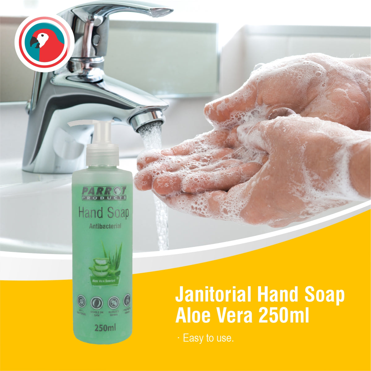 JANITORIAL HAND SOAP ALOE VERA 250ML BOX OF 6