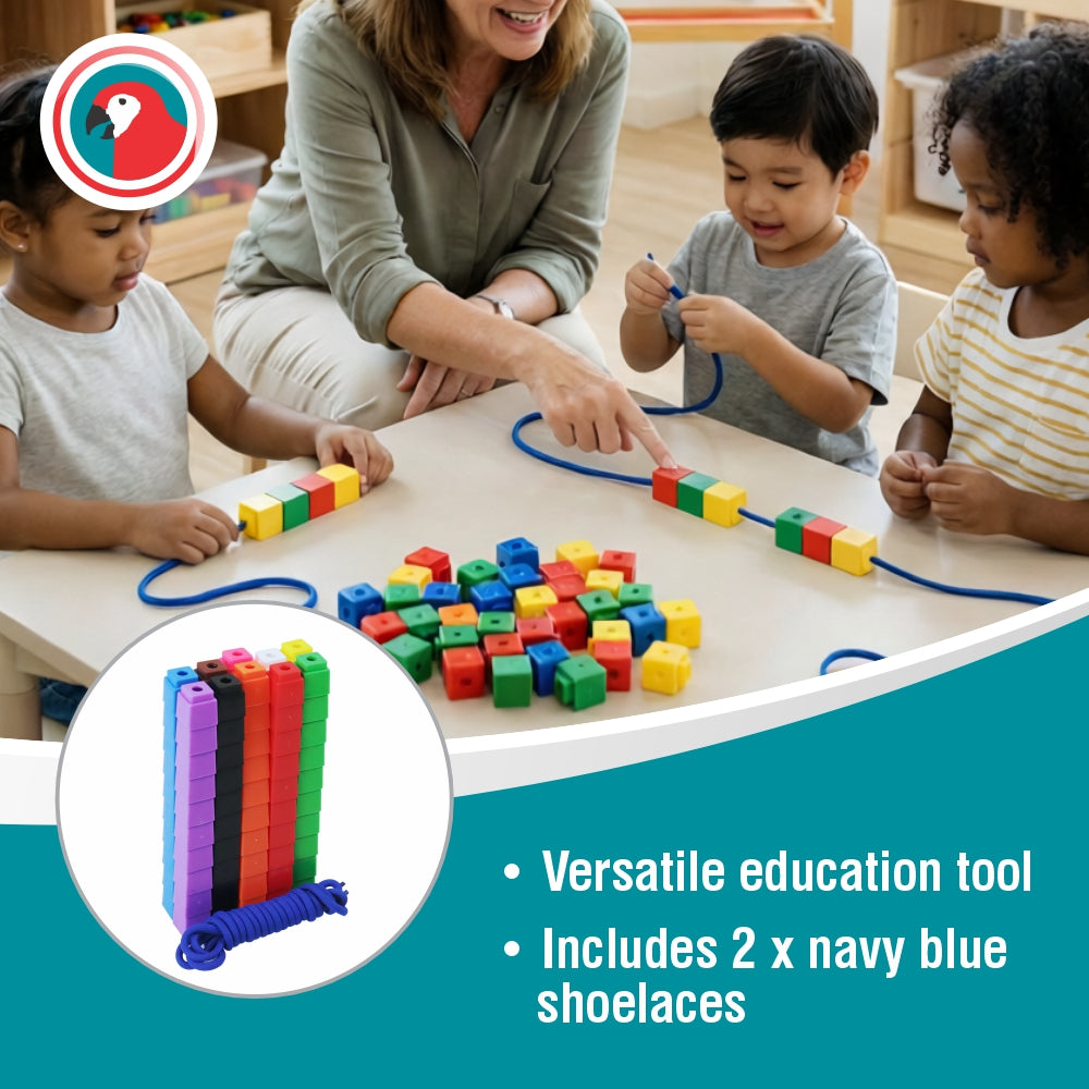 Counting Cubes 100 Piece Set Educational Maths & Sorting Cubes