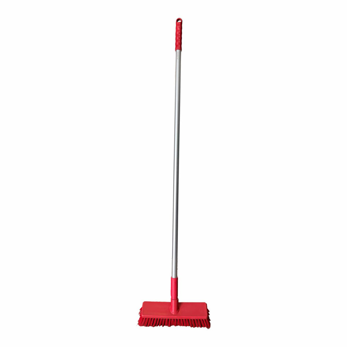 HACCP Hard Bristle Broom Red Commercial Cleaning Broom