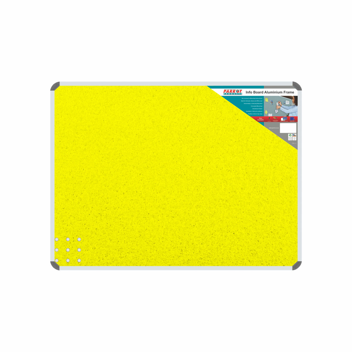 Info Board (Aluminium Frame - 1200*1200mm - Yellow)