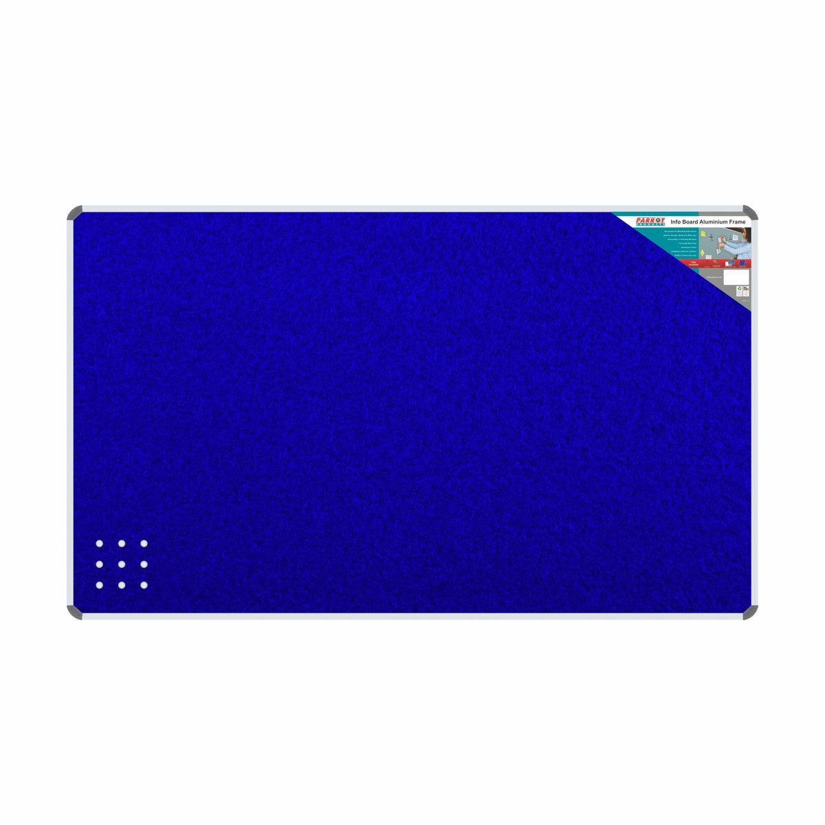 Info Board (Aluminium Frame - 1500*900mm - Royal Blue)