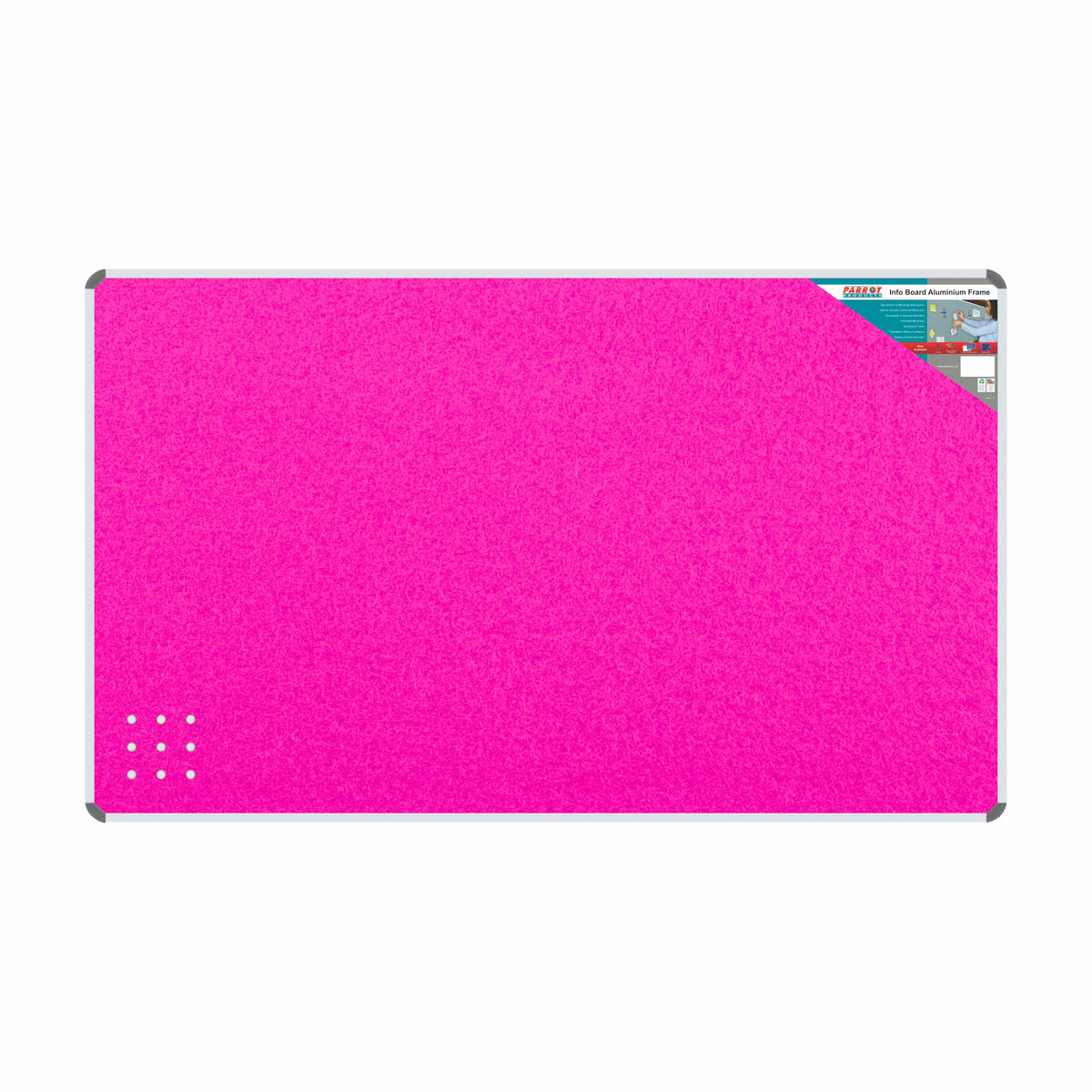 Info Board (Aluminium Frame - 2400*1200mm - Pink)