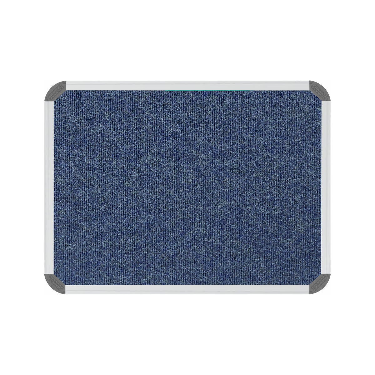 Bulletin Board Ribbed Aluminium Frame (600x450mm - Denim)