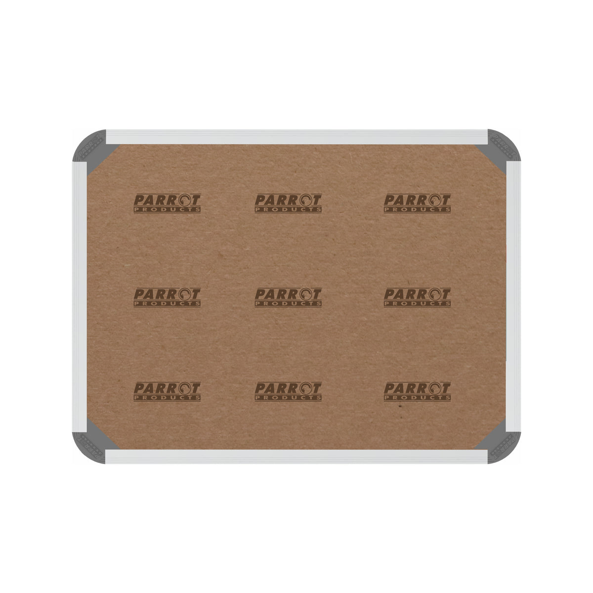 Bulletin Board Ribbed Aluminium Frame (600x450mm - Palm)